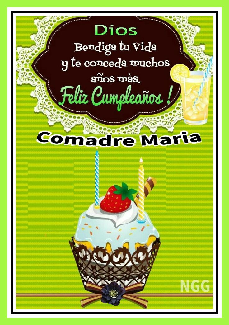Happy Birthday Comadre Quotes
 Feliz cumpleaños adre Maria