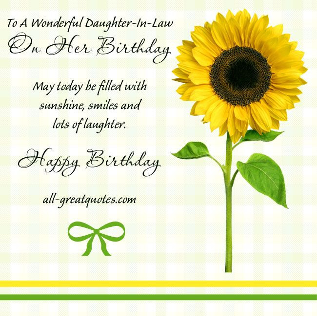 Happy Birthday Daughter In Law Quotes
 birthday wishes for daughter Google Search