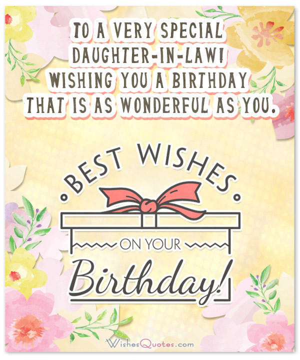 Happy Birthday Daughter In Law Quotes
 Birthday Wishes for Daughter in Law from the Heart