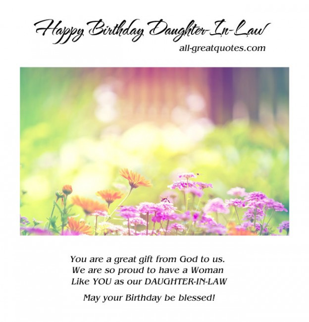 Happy Birthday Daughter In Law Quotes
 Mean Daughter In Law Quotes QuotesGram