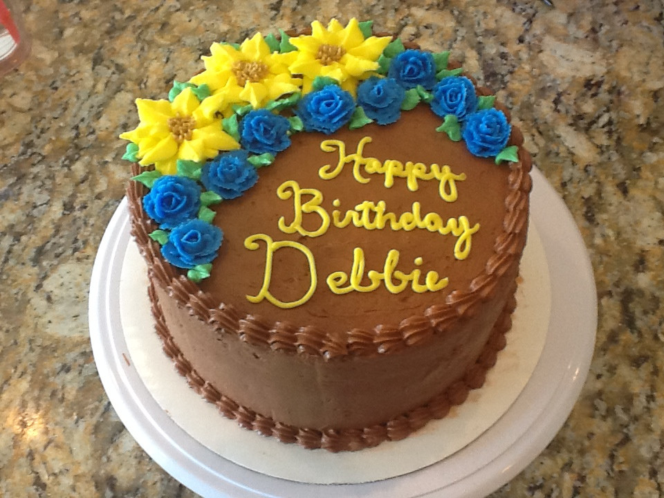 Happy Birthday Debbie Cake
 Citrus Spice Bakery Happy Birthday Debbie