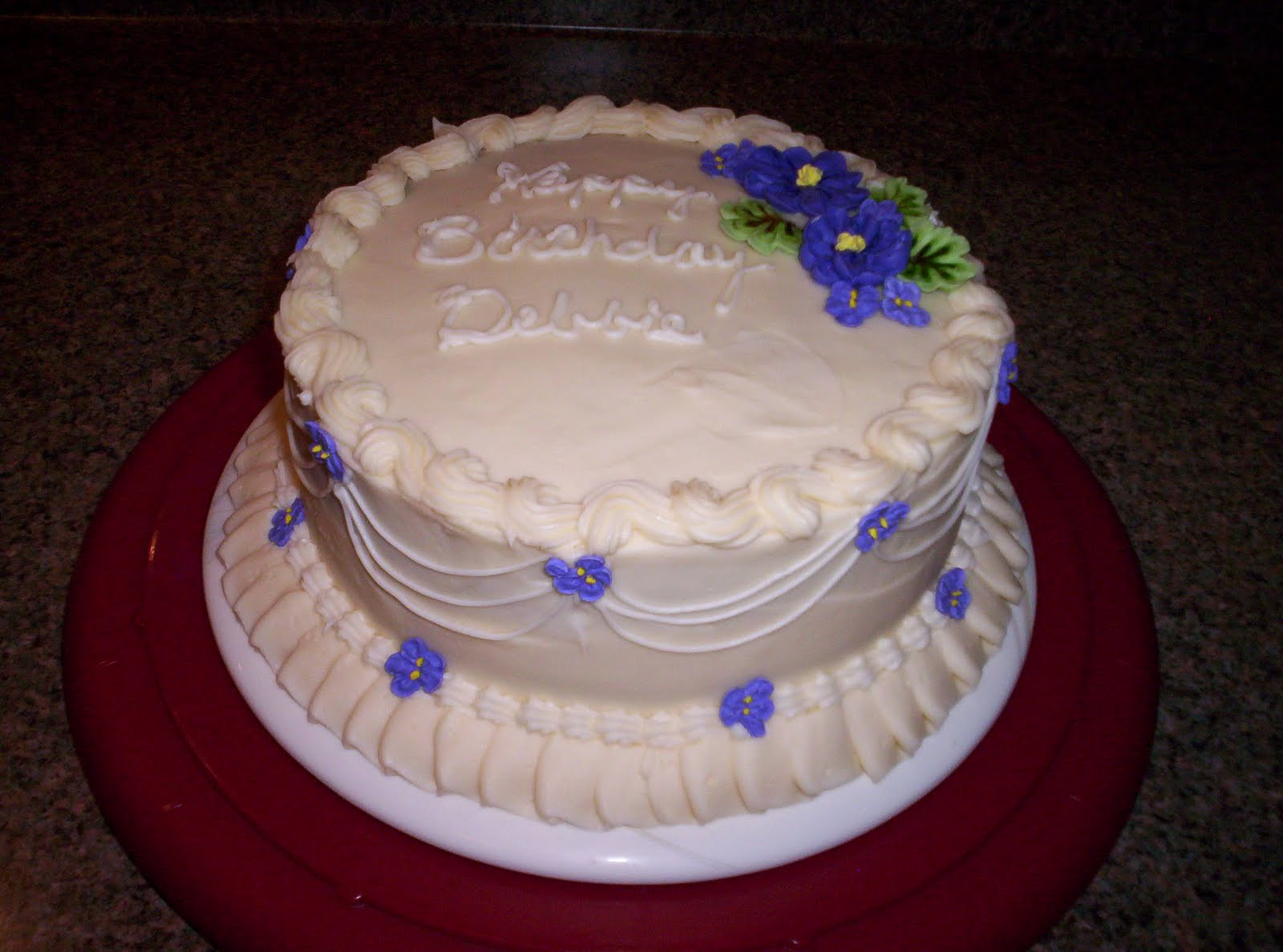 Happy Birthday Debbie Cake
 Stinaldi Cakes Debbie s Birthday Cake