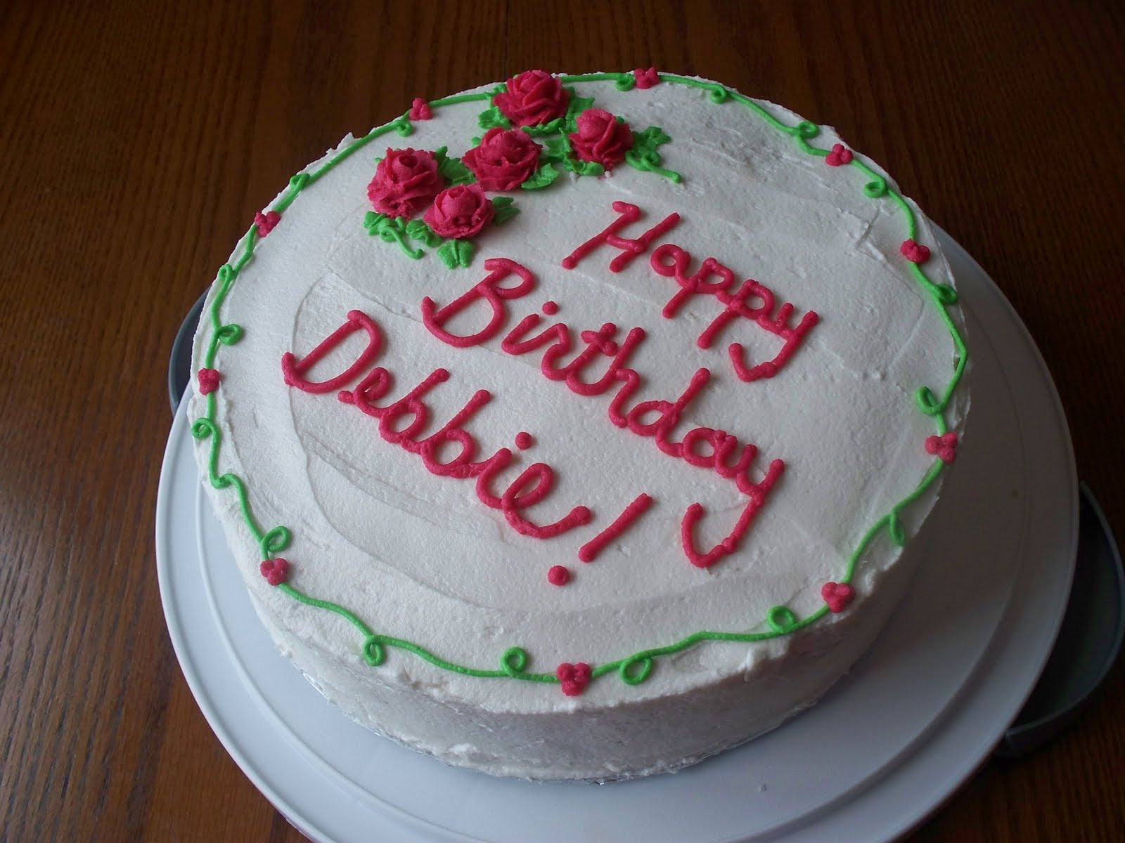 Happy Birthday Debbie Cake
 Cakes by Jenn