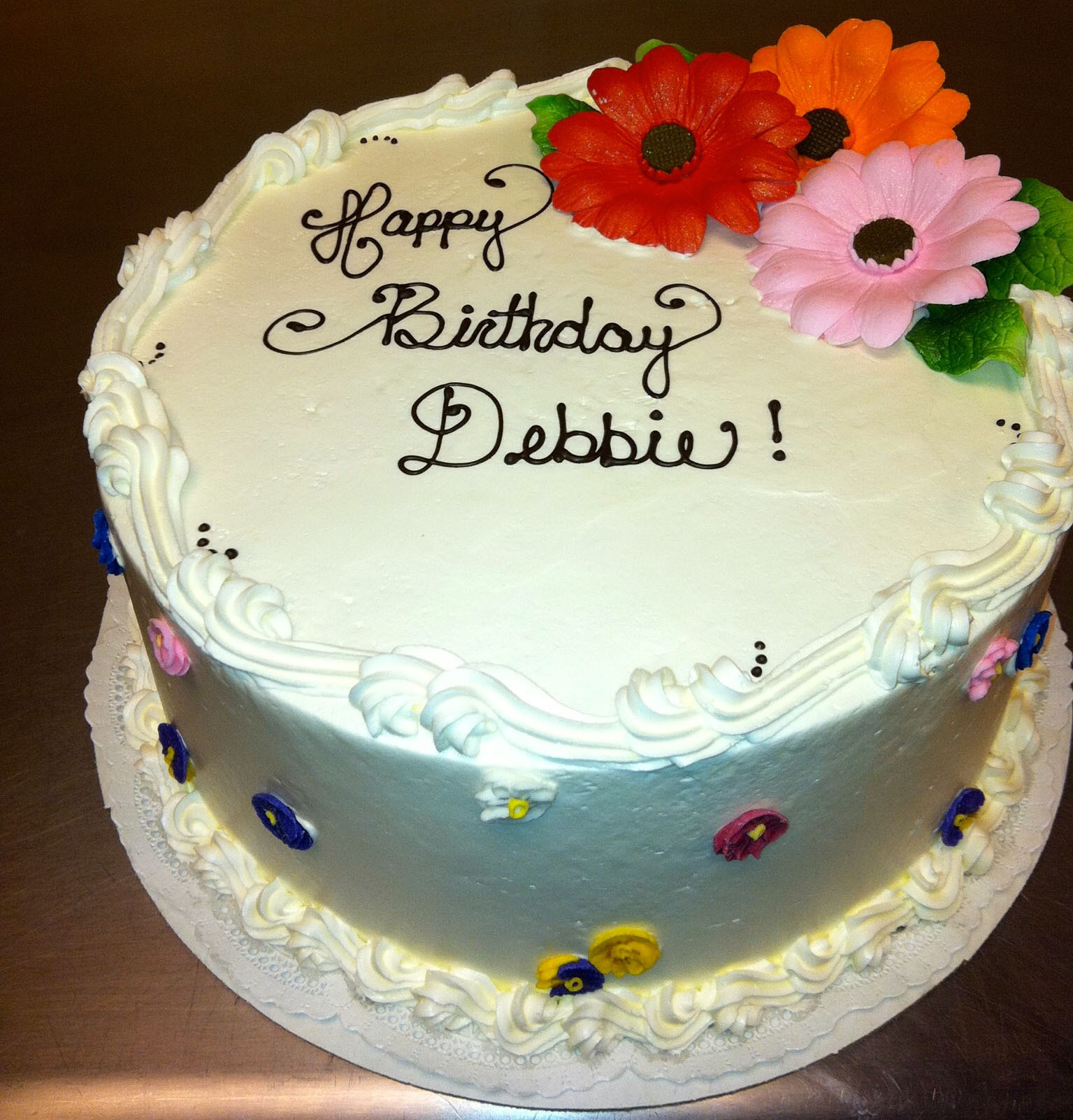 Happy Birthday Debbie Cake
 Happy Birthday Debbie