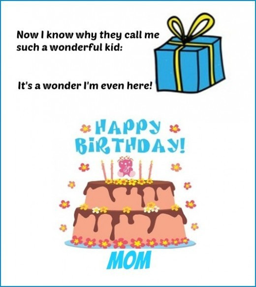 Happy Birthday Funny Mom
 HAPPY BIRTHDAY MOM Birthday Wishes for Mom