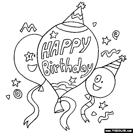 Happy Birthday Girl Coloring Pages
 Happy Birthday Coloring Pages 2019 2019 Best Cool Funny