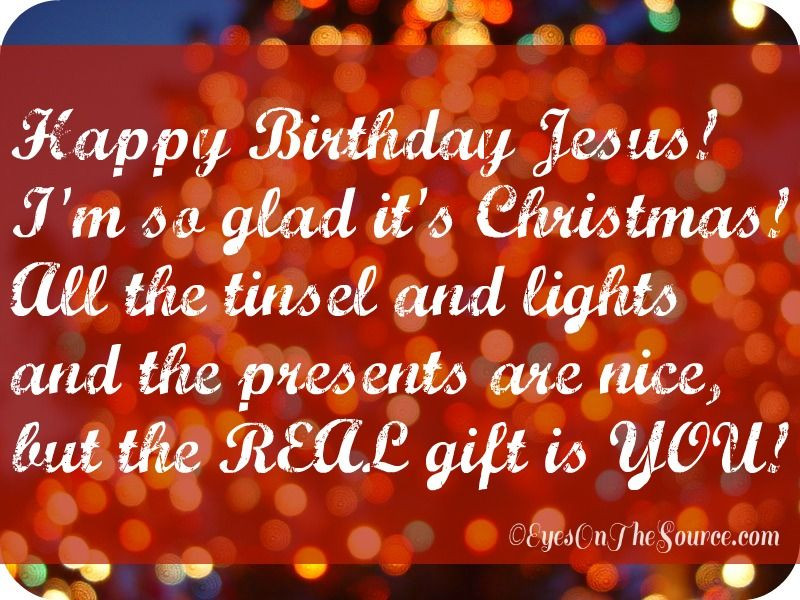 Happy Birthday Jesus Quotes
 Merry Christmas from our family to yours Description from
