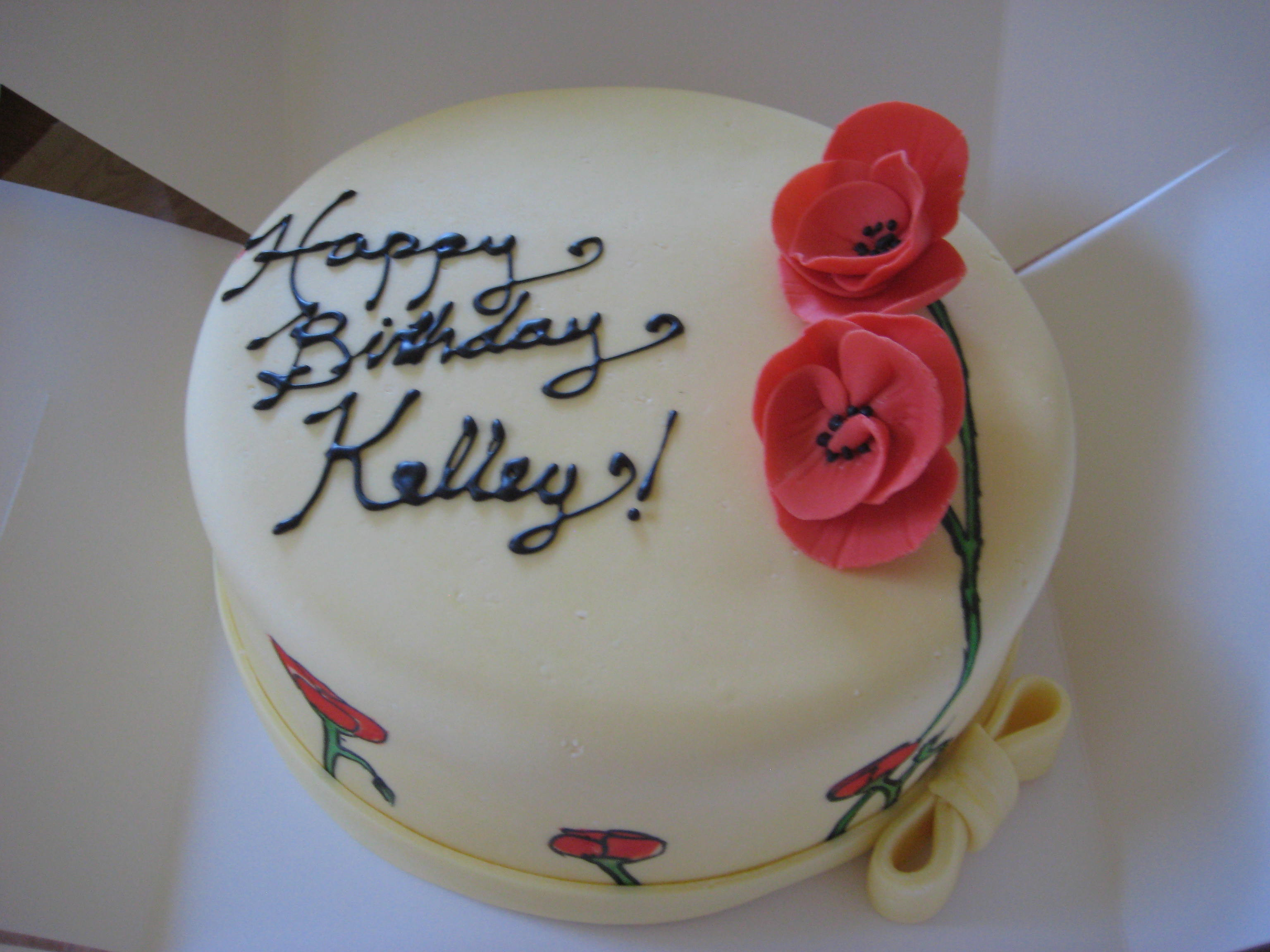 Happy Birthday Kelly Cake
 Late Post and Another Happy Birthday