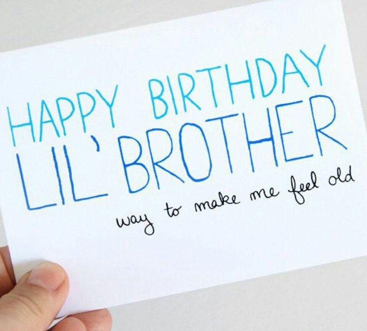 Happy Birthday Lil Brother Funny
 25 best ideas about Happy birthday little brother on