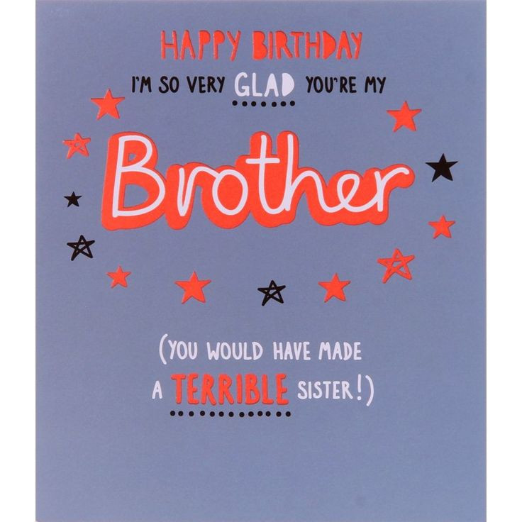 Happy Birthday Lil Brother Funny
 110 best images about Brother on Pinterest