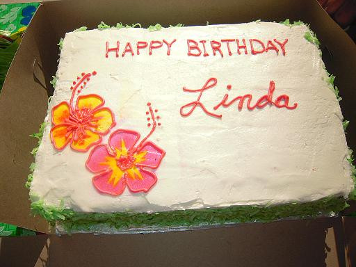 Happy Birthday Linda Cake
 Happy Birthday Linda