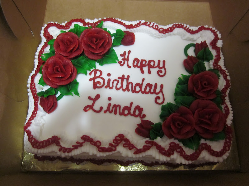 Happy Birthday Linda Cake
 Keeping Up With the Wilson Family My Birthday Cakes