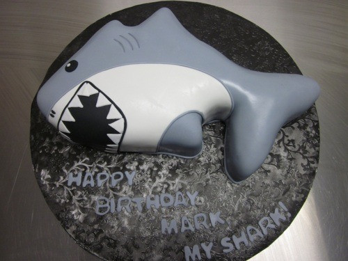 Happy Birthday Mark Cake
 ele makes cakes ] Happy Birthday Mark My Shark D