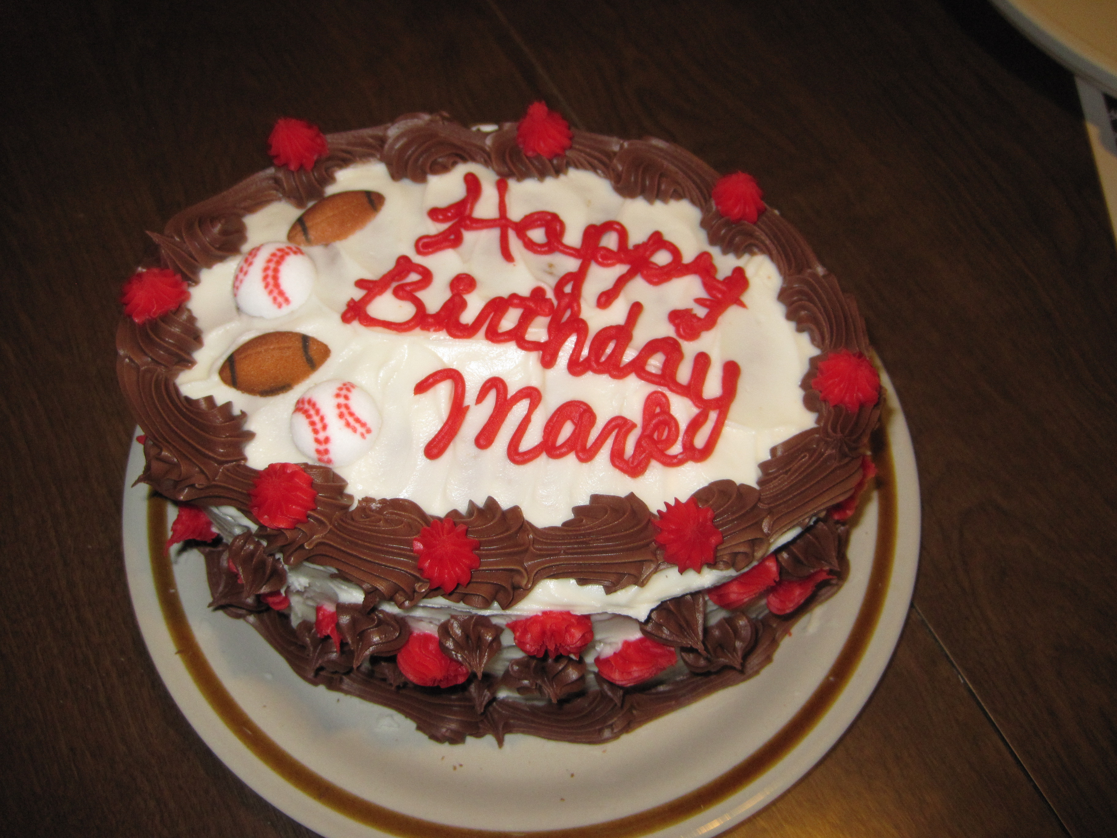 Happy Birthday Mark Cake
 birthdays