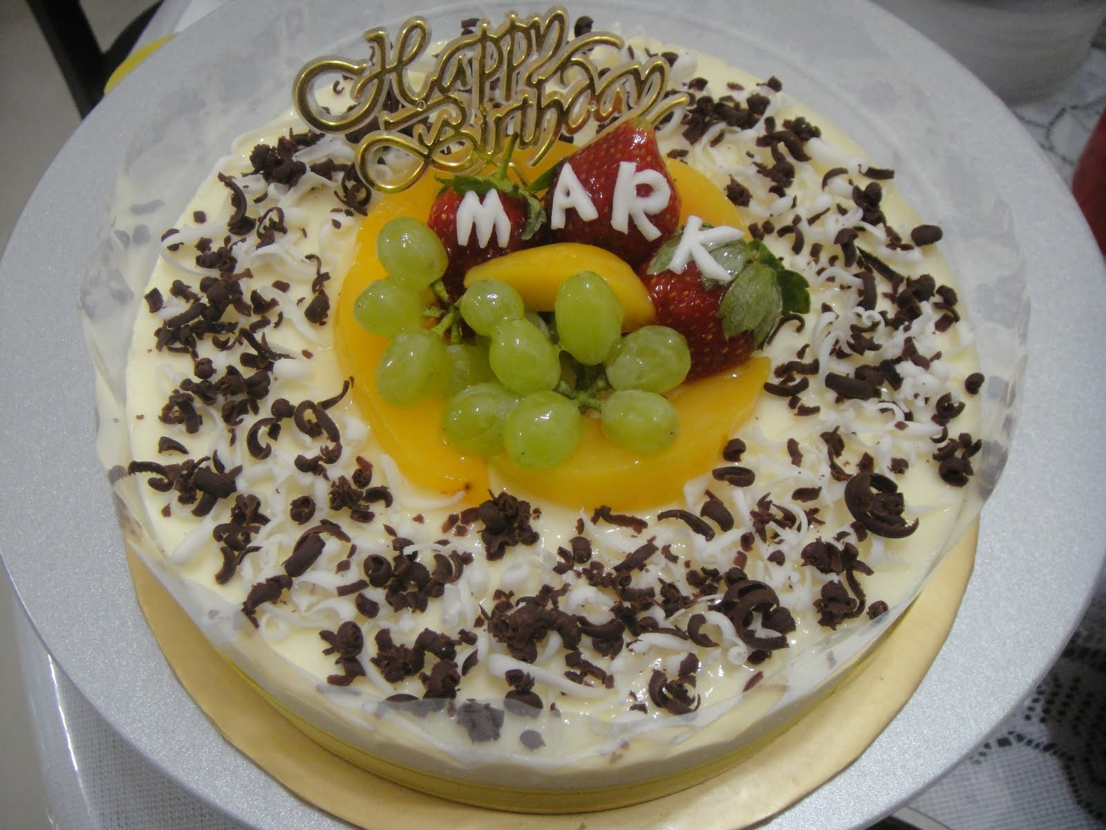 Happy Birthday Mark Cake
 YES HomemadeBakery Chilled Lemon Cheese Cake