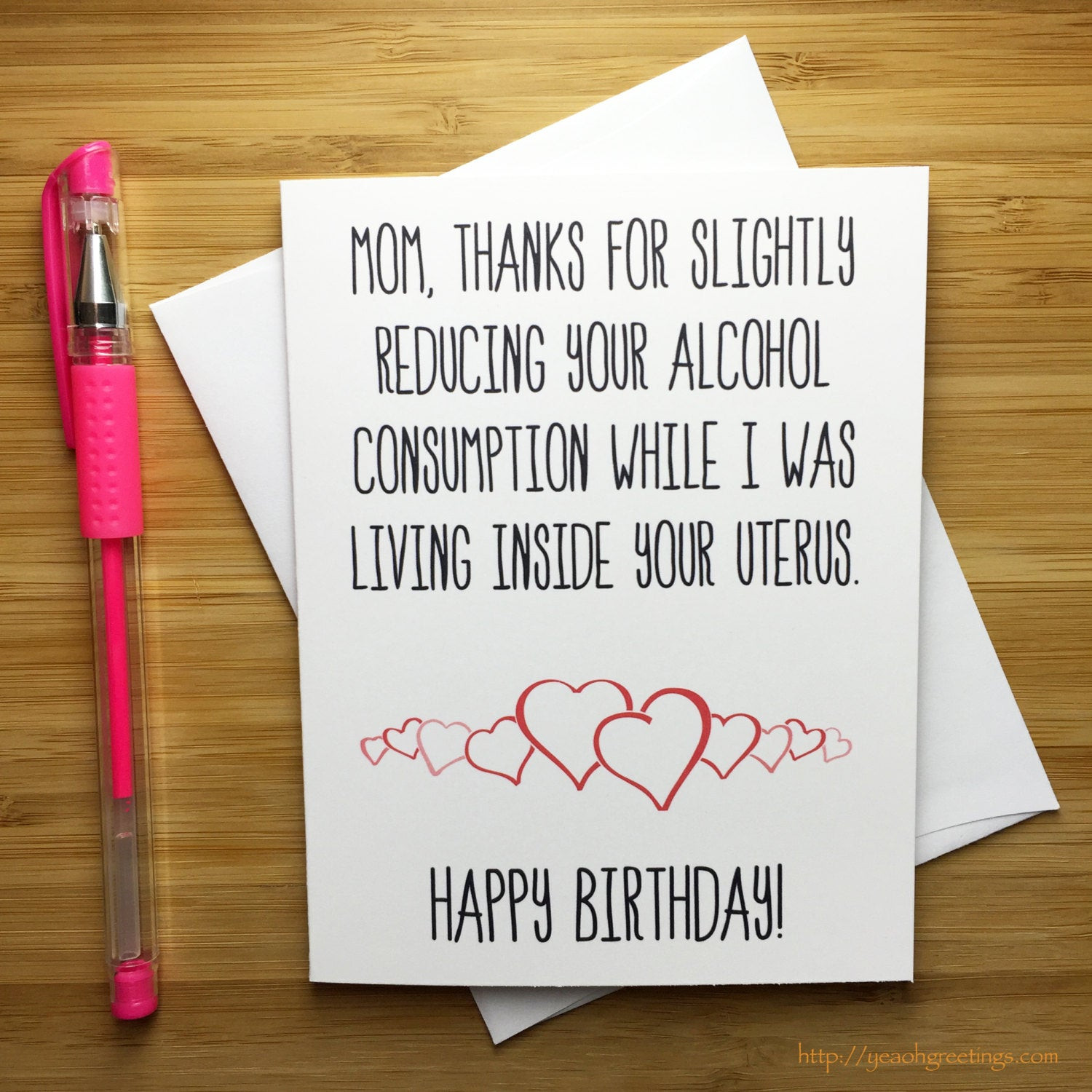 Happy Birthday Mom Gifts
 Mother Birthday Card Bday Card Mum Funny Birthday Card