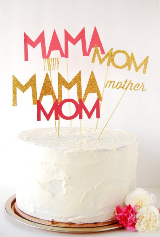 Happy Birthday Mom Gifts
 Best 25 Birthday cake toppers ideas on Pinterest