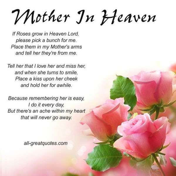 Happy Birthday Mom In Heaven Quotes
 Happy Birthday Mom Best Bday Wishes and for Mother