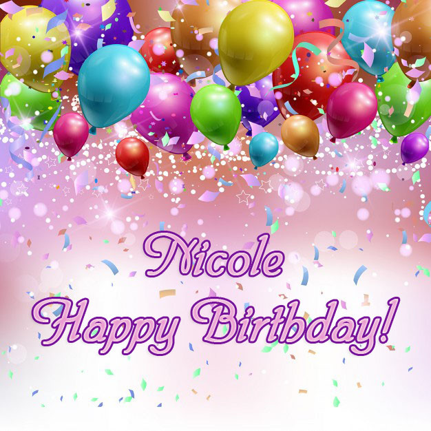 Happy Birthday Nicole Funny
 Nicole Happy Birthday to you