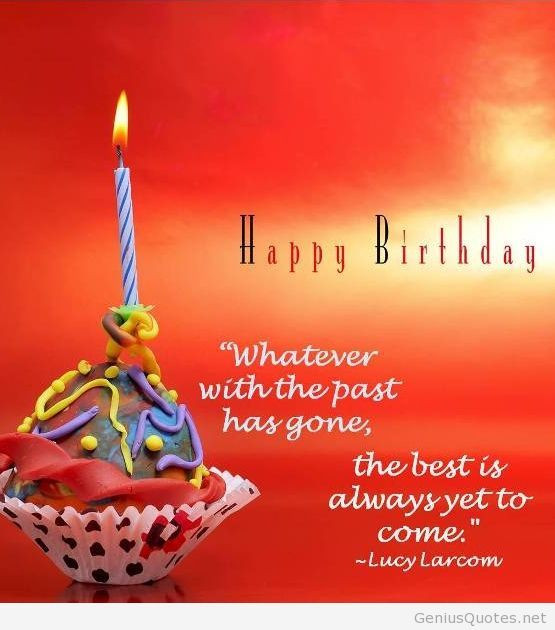 Happy Birthday Picture Quotes
 Happy Birthday quote card on a walpaper