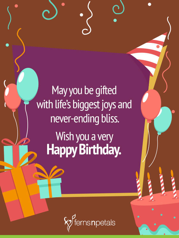 Happy Birthday Picture Quotes
 30 Best Happy Birthday Wishes Quotes & Messages Ferns