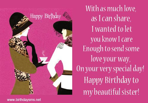 Happy Birthday Quotes For Your Sister
 78 images about sister s birthday on Pinterest