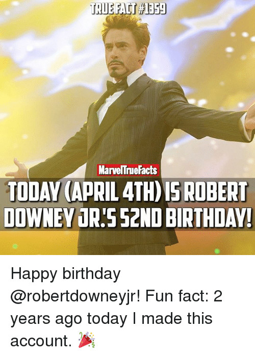 Happy Birthday Robert Funny
 25 Best Memes About Fun Fact