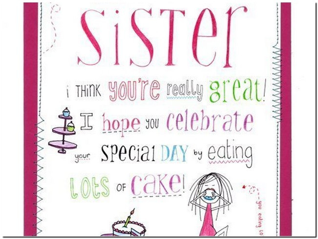 Happy Birthday Sister Poems Funny
 Happy birthday big sister Poems