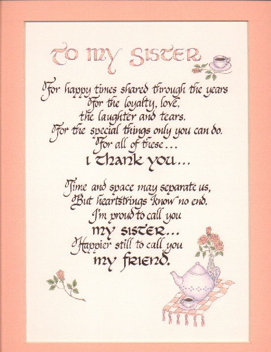Happy Birthday Sister Poems Funny
 TheAininAlya MY SISTER