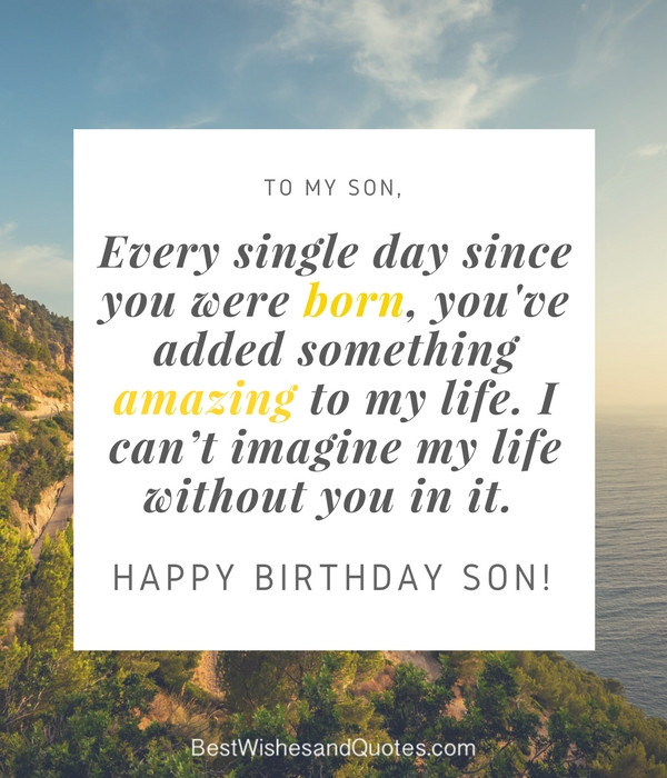Happy Birthday Son Funny Quotes
 35 Unique and Amazing ways to say "Happy Birthday Son"