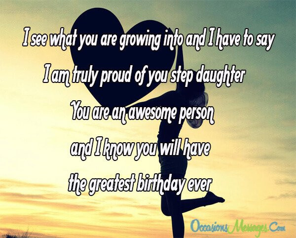 Happy Birthday Stepdaughter Quotes
 Step Daughter Birthday Wishes Occasions Messages