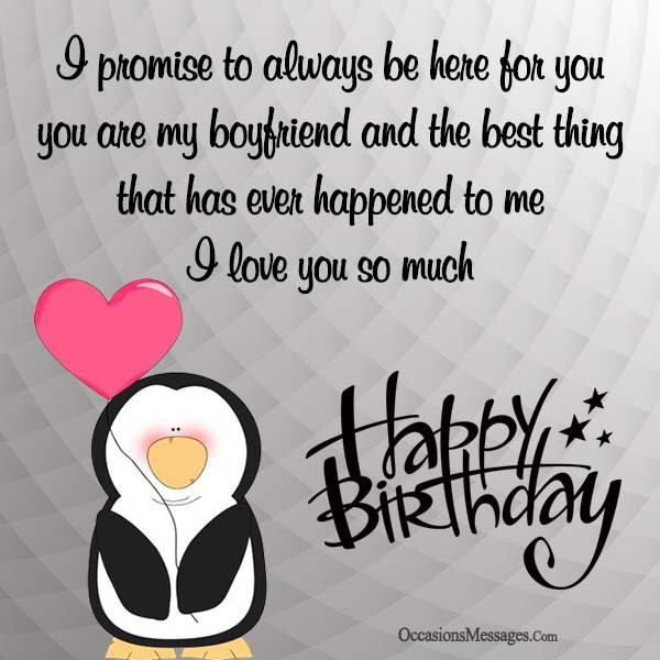 Happy Birthday Wishes For B.F
 Romantic Birthday Wishes for Boyfriend Occasions Messages