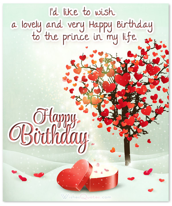 Happy Birthday Wishes For Bf
 Cute Birthday Wishes for your Charming Boyfriend