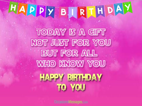 Happy Birthday Wishes Text
 Top 100 Happy Birthday SMS Text Messages