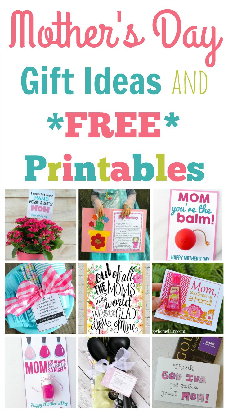 Happy Mothers Day Gift Ideas
 Quick and Easy Mother s Day Gift Ideas and Printables