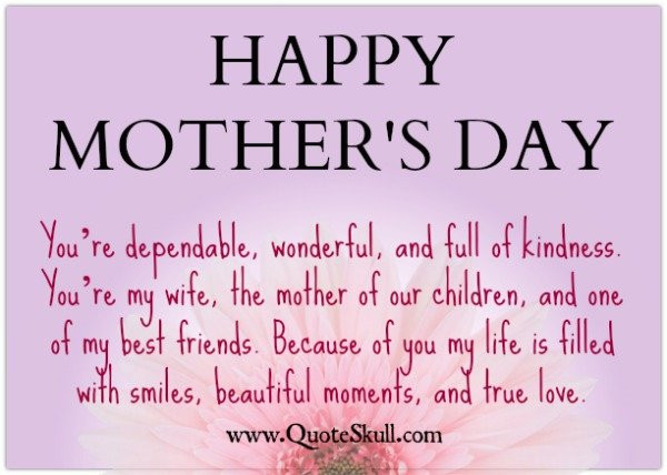 Happy Mothers Day Quotes From Husband
 Adorable Mothers Day Quotes from Husband to Wife