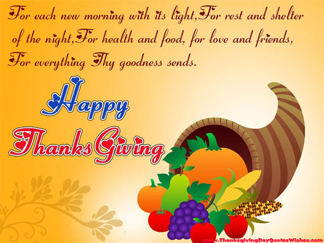 Happy Thanksgiving Blessings Quotes
 THANKSGIVING DAY QUOTES FOR FRIENDS image quotes at