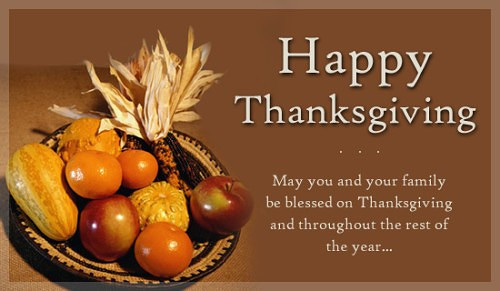 Happy Thanksgiving Blessings Quotes
 Happy Thanksgiving Wishes for Family And Friends