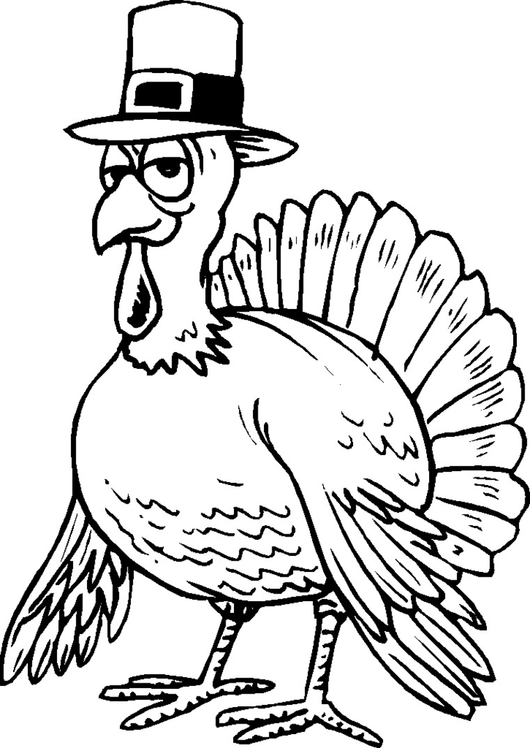 Happy Thanksgiving Coloring Pages For Boys
 Thanksgiving Turkey Coloring Pages
