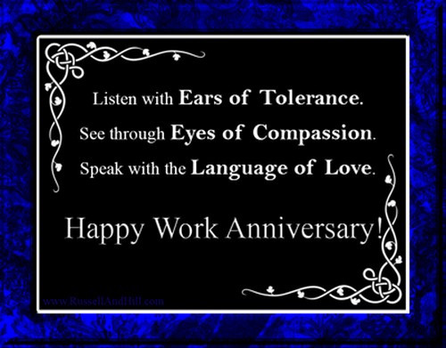 Happy Work Anniversary Quotes
 100 Work Anniversary Quotes