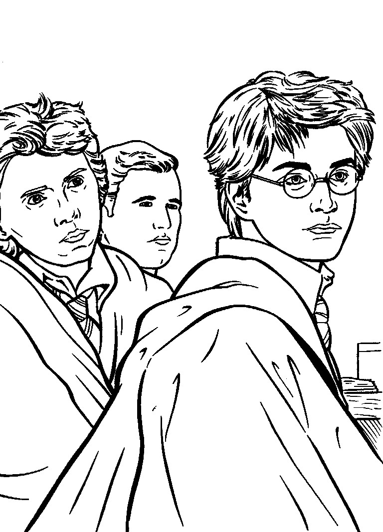 Harry Potter Coloring Book
 Free Printable Harry Potter Coloring Pages For Kids
