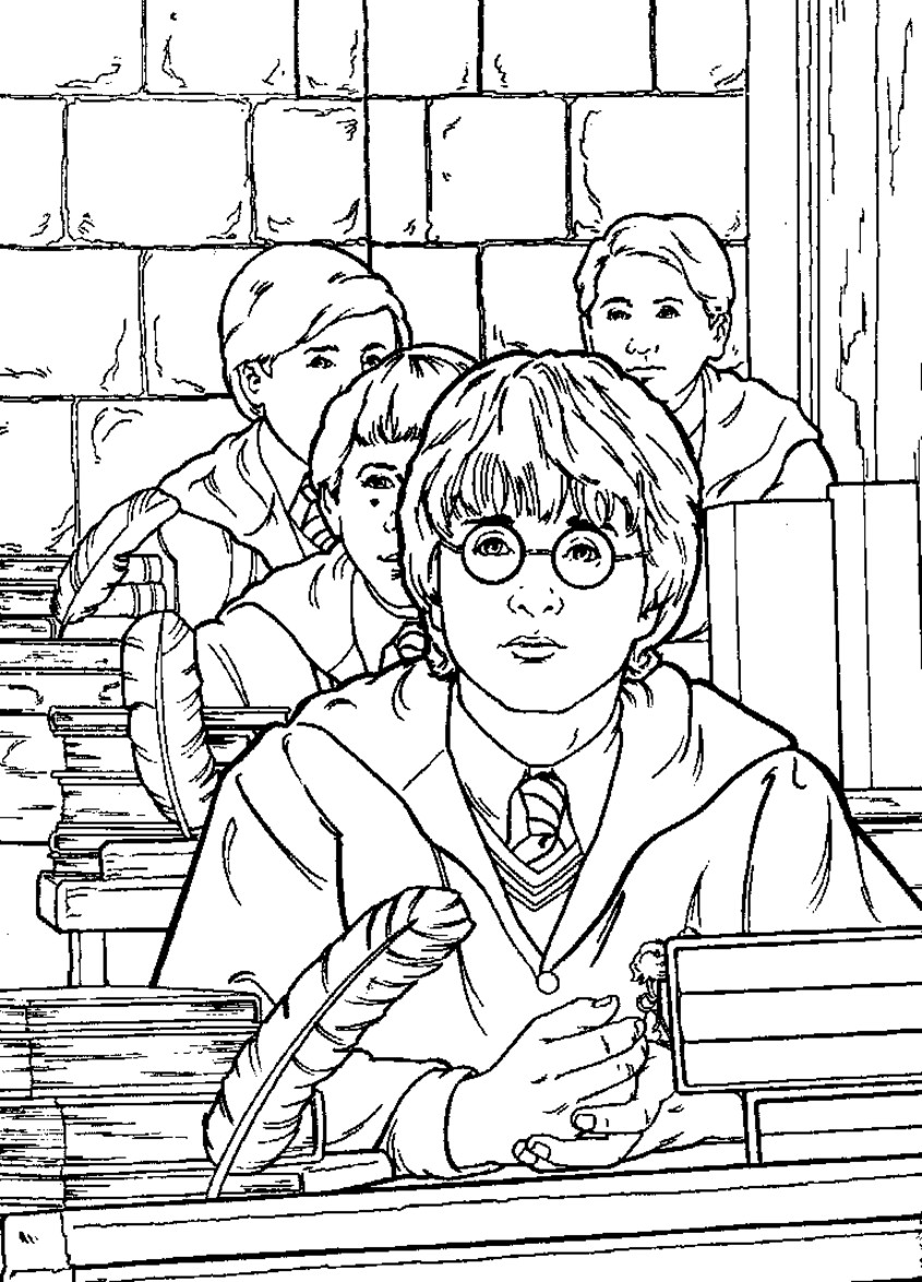 Harry Potter Coloring Book
 Coloring Pages Harry Potter Coloring Pages Free and Printable