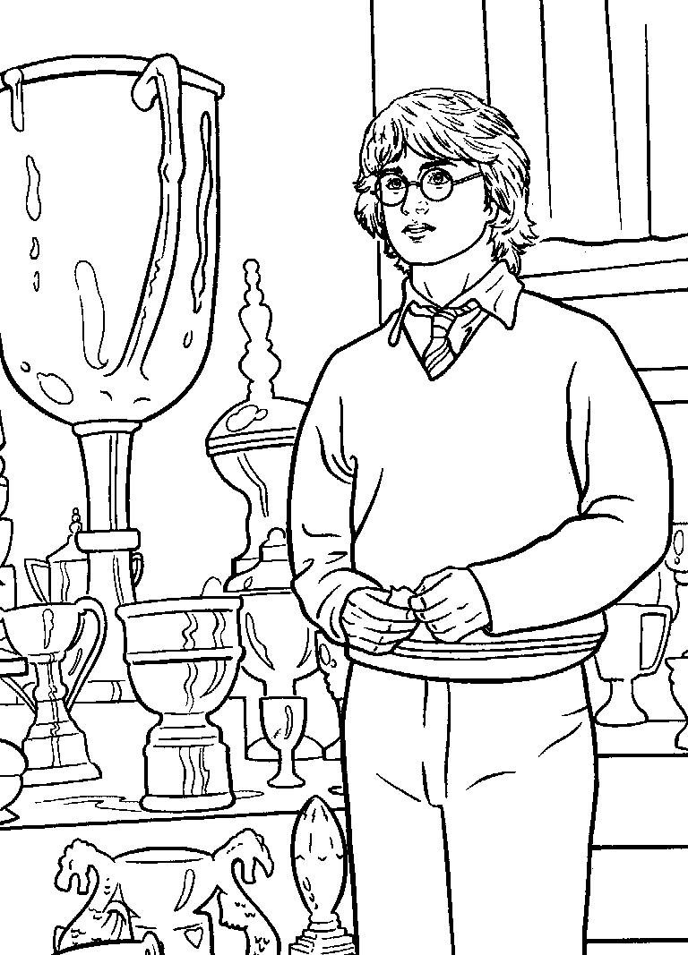 Harry Potter Coloring Book
 Free Printable Harry Potter Coloring Pages For Kids