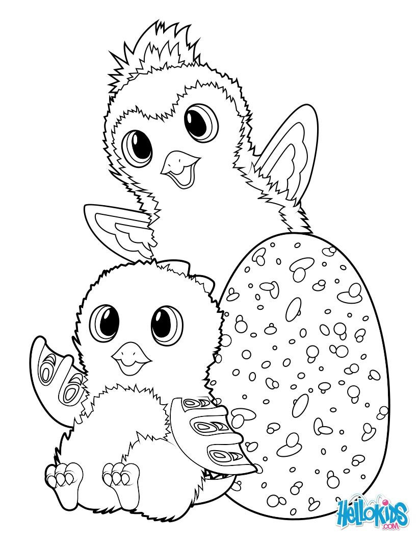 Hatchimal Coloring Pages
 Color online coloring pp in 2019