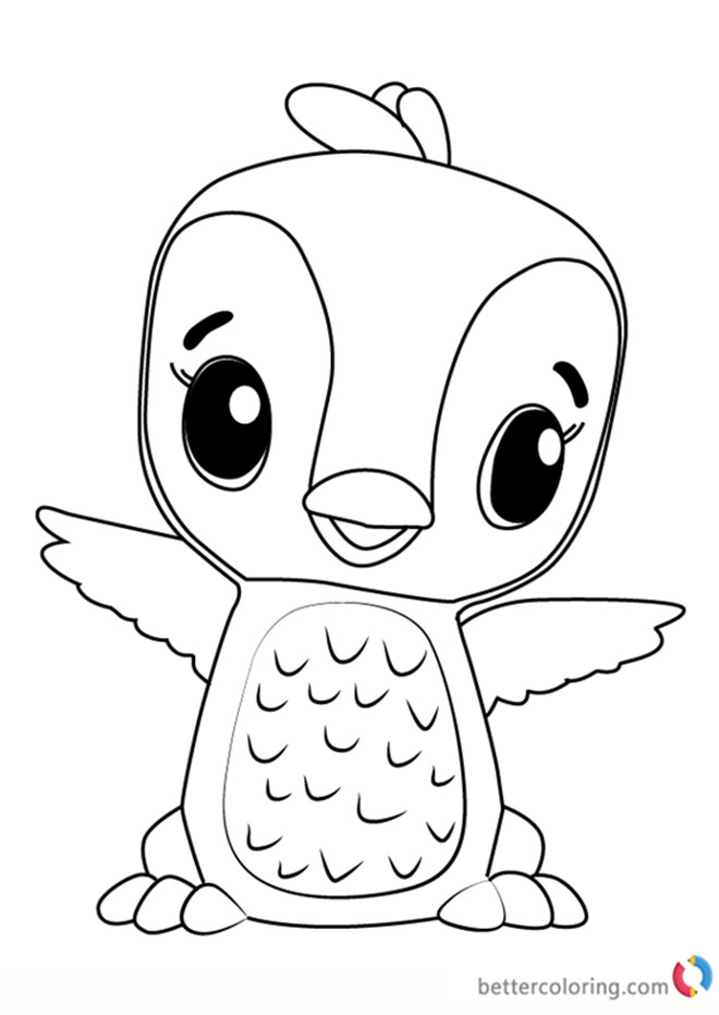 Hatchimal Coloring Pages
 Penguala from Hatchimals Coloring Book Free Printable