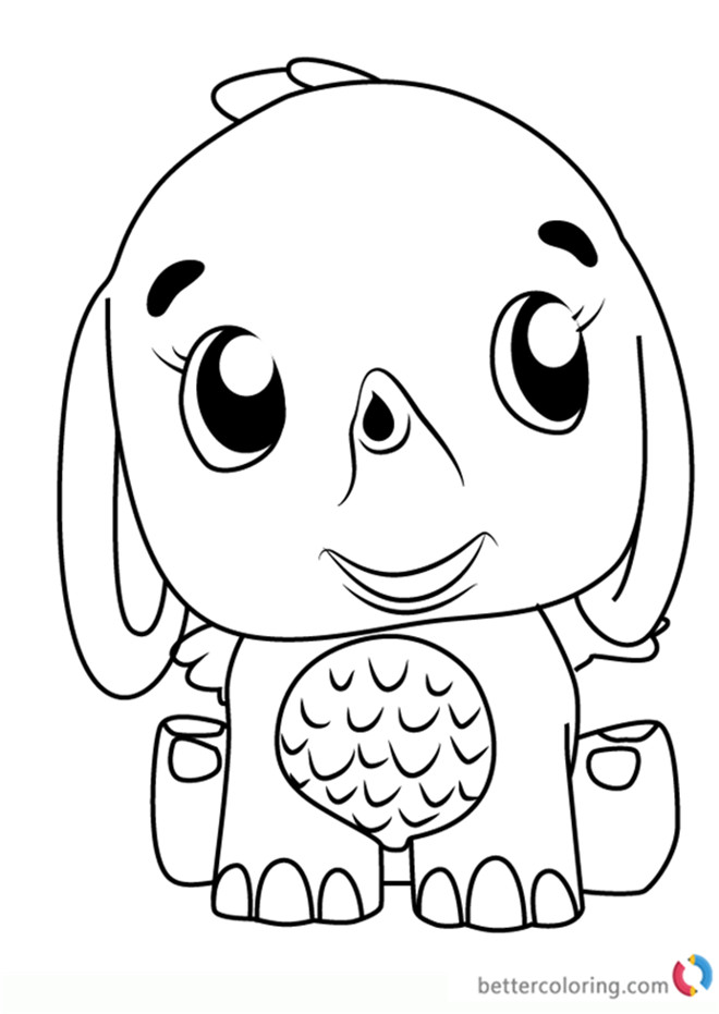 Hatchimal Coloring Pages
 Elefly from Hatchimals Coloring Pages Free Printable
