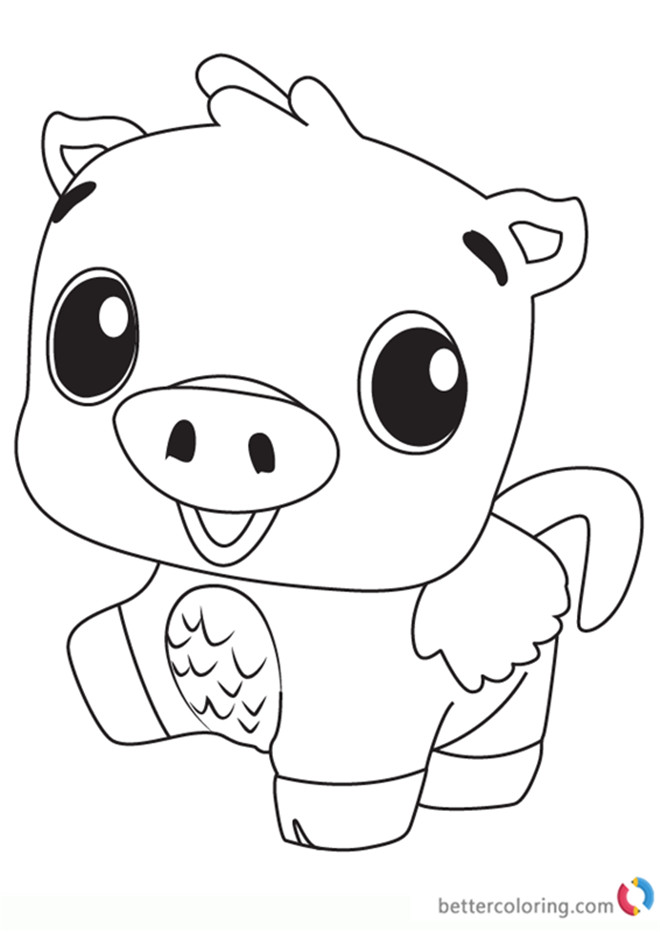 Hatchimal Coloring Pages
 Pigpiper from Hatchimals Coloring Pages Free Printable