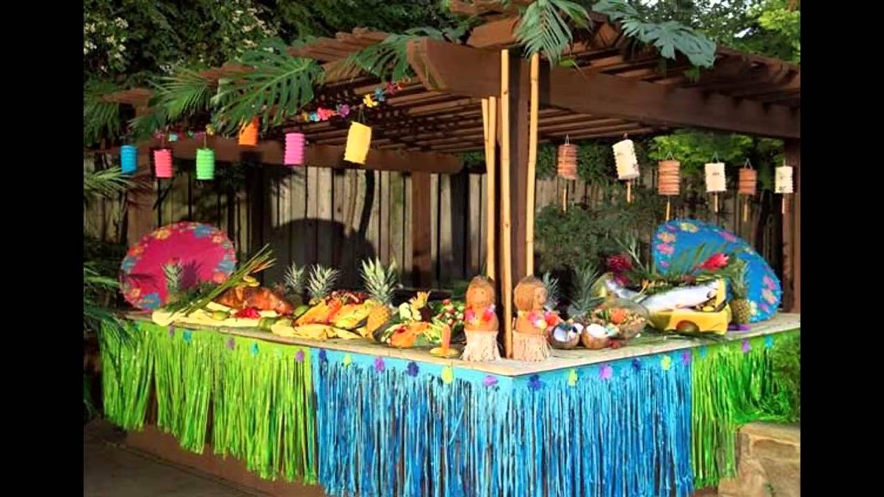 Hawaiian Beach Party Theme Ideas
 Colorful Hawaiian party decorations