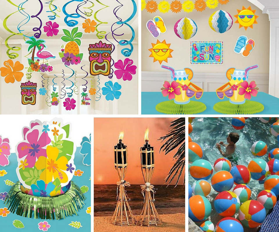 Hawaiian Beach Party Theme Ideas
 Luau Party Ideas