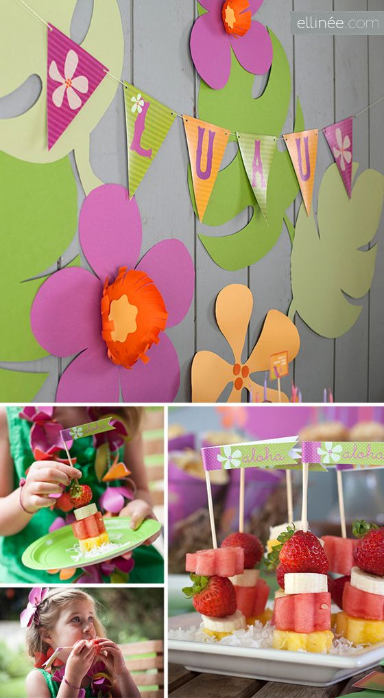 Hawaiian Beach Party Theme Ideas
 1000 ideas about Luau Party Decorations on Pinterest